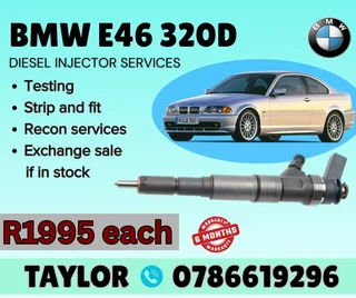 BMW E46 320D diesel injector for sale