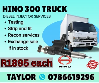Hino 300 Truck Diesel Injector For Sale