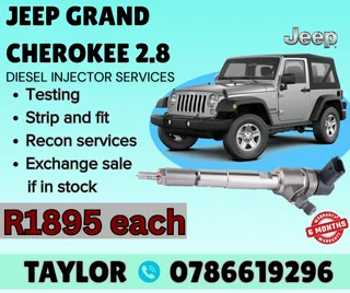 Jeep Grand Cheropkee 2.8 Diesel Injector For Sale