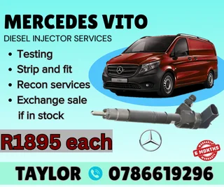 Mercedes Vito Diesel Injector For Sale