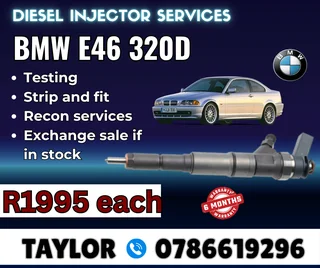 BMW E46 320D diesel injector for sale