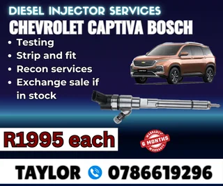 Chevrolet Captiva Bosch Diesel Injector For Sale