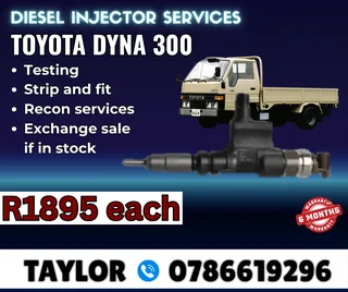 Toyota Dyna 300 Diesel Injector For Sale