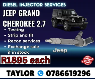 Jeep Grand Cherokee 2.7 Diesel Injector For Sale