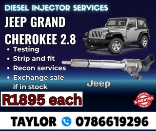 Jeep Grand Cherokee 2.8 Diesel Injector For Sale