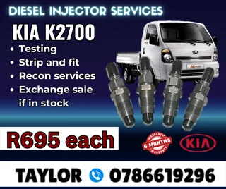 KIA K2700 diesel injector for sale