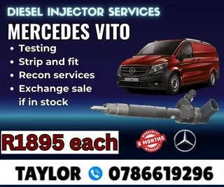 Mercedes Vito Diesel Injector For Sale
