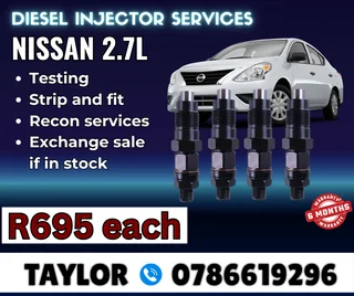 Nissan 2.7l Diesel Injector For Sale