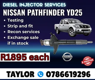 Nissan Pathfinder Yd25 Diesel Injector For Sale