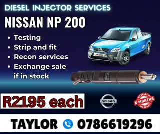 Nissan Np 200 Diesel Injector For Sale