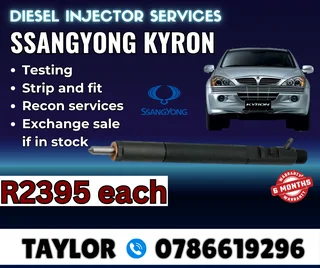 Ssangyong Kyron Diesel Injector For Sale
