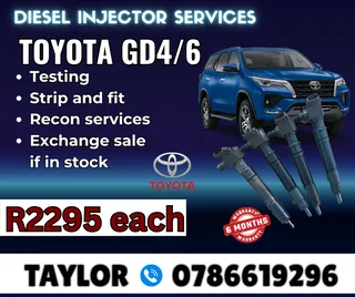 Toyota Gd4/6 Diesel Injector For Sale