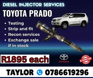 Toyota Prado Diesel Injector For Sale
