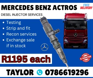 Mercedes Benz Actros Diesel Injectors For Sale