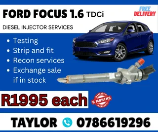 Ford Focus 1.6 Tdci Diesel Injector For Sale