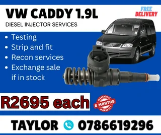 Vw Caddy 1.9l Diesel Injector For Sale