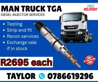 Man Truck Tga Diesel Injector For Sale