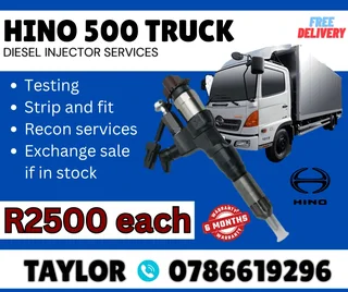 Hino 500 Truck Diesel Injector For Sale