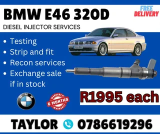 BMW E546 320D diesel injector for sale