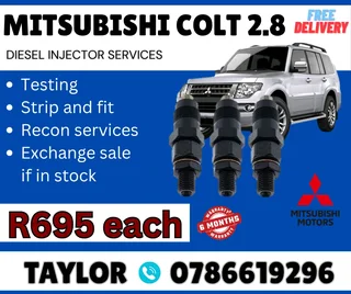 Mitsubishi Colt 2.8 Diesel Injectors For Sale