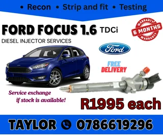 Ford Focus 1.6 Tdci - Diesel Injectors For Sale