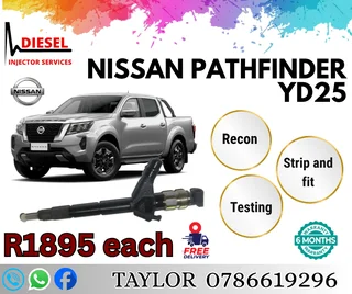 Nissan Pathfinder Yd25 - Diesel Injector For Sale