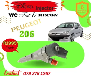Peugeot 206 diesel injectors