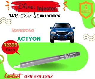 Ssangyong Actyon diesel injectors