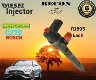 Mercedes C270 Bosch diesel injectors