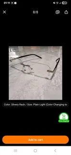 Brand New Fashionable Light Glasses – Transparent Lenses – R330!