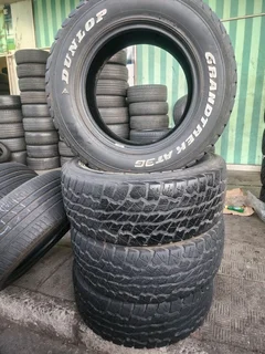 4x 265/65/R17 DUNLOP GRANDTREK AT3G TYRES IS AVAILABLE NOW CALL ZUMA 0617061663