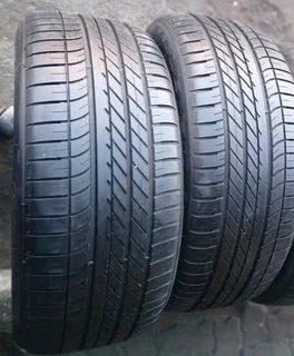 2x 275/45/R21 GOODYEAR EAGLE F1 NORMAL TYRES 95% THREAD LIFE CALL ZUMA 0617061663