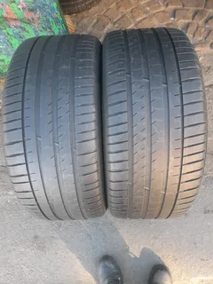2x 255/50/R19 MICHELIN PILOT SPORT 4 S TYRES 90% THREAD LIFE CALL ZUMA 0617061663