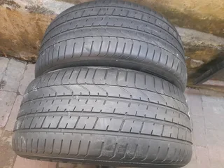 2x 275/45/R18 PIRELLI P ZERO NORMAL TYRES 90% THREAD LIFE CALL ZUMA 0617061663