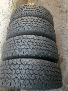 4x 265/70/R17 GOODYEAR WRANGLER TYRES 90% THREAD LIFE CALL ZUMA 0617061663