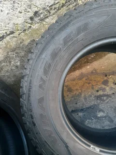 4x 265/70/R17 GOODYEAR WRANGLER TYRES 90% THREAD LIFE CALL ZUMA 0617061663