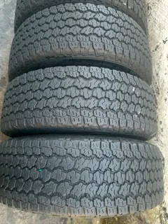 4x 265/70/R17 GOODYEAR WRANGLER TYRES 90% THREAD LIFE CALL ZUMA 0617061663