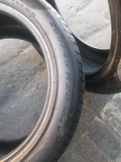 2x 265/45/R20 PIRELLI P ZERO NORMAL TYRES 95% THREAD LIFE CALL ZUMA 0617061663