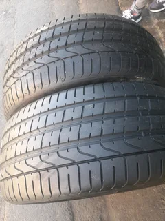 2x 265/45/R20 PIRELLI P ZERO NORMAL TYRES 95% THREAD LIFE CALL ZUMA 0617061663
