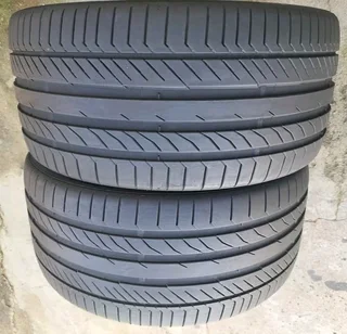 2x 285/30/R21 CONTINENTAL SPORT CONTACT 5P TYRES 96% THREAD LIFE CALL ZUMA 0617061663