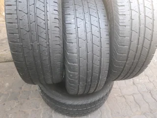 4x 255/60/R18 CONTINENTAL CROSS CONTACT TYRES 90% THREAD LIFE CALL ZUMA 0617061663