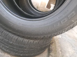 4x 255/60/R18 CONTINENTAL CROSS CONTACT TYRES 90% THREAD LIFE CALL ZUMA 0617061663