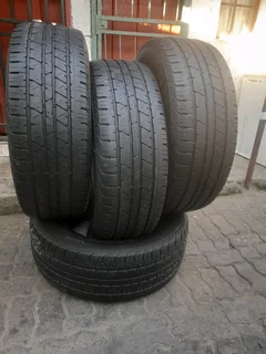 4x 255/60/R18 CONTINENTAL CROSS CONTACT TYRES 90% THREAD LIFE CALL ZUMA 0617061663