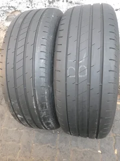 2x 225/55_R19 GOODYEAR TYRES 90% THREAD LIFE CALL ZUMA 0617061663 IS AVAILABLE NOW