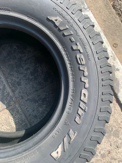 4x 275/75/R16 BF GOODRICH ALL-TERRAIN A/T OK TYRES CALL ZUMA 0617061663