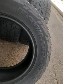 4x 265/60/R18 BRIDGESTONE DUELER A/T TYRES 85% THREAD LIFE CALL ZUMA 0617061663