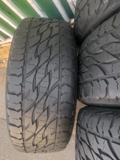4x 265/60/R18 BRIDGESTONE DUELER A/T TYRES 85% THREAD LIFE CALL ZUMA 0617061663