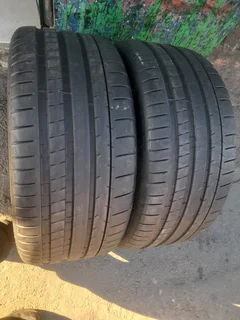 2x 255/40/r20 Michelin Pilot Supar Sport Tyres 95%thread Life Call Zuma 0617061663