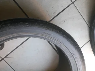 2x 265/40/R21 CONTINENTAL CONTISPORTCONTACT 5P TYRES 85%THREAD LIFE CALL ZUMA 0617061663