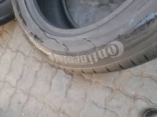 2x 255/55/R18 CONTINENTAL CONTISPORTCONTACT 5 HIGH PERFORMANCE TYRES 95%THREAD LIFE CALL ZUMA